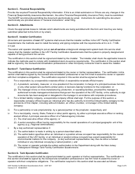 Instructions for Form UST021 Underground Storage Tank Facility Certification Questionnaire - New Jersey, Page 3