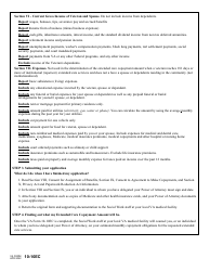VA Form 10-10EC Application for Extended Care Services, Page 2