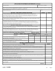 VA Form 10-10EC Application for Extended Care Services, Page 4
