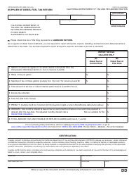 Document preview: Form CDTFA-501-DD Supplier of Diesel Fuel Tax Return - California