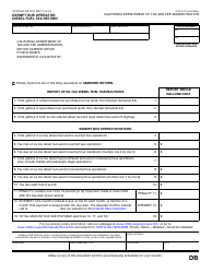 Form CDTFA-501-DB Exempt Bus Operator Diesel Fuel Tax Return - California