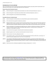 Form CDTFA-501-DB Exempt Bus Operator Diesel Fuel Tax Return - California, Page 3