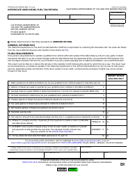 Document preview: Form CDTFA-501-DI Interstate User Diesel Fuel Tax Return - California