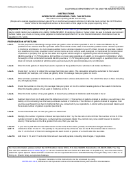 Form CDTFA-501-DI Interstate User Diesel Fuel Tax Return - California, Page 2