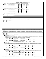 Diabetic Sensory-Motor Peripheral Neuropathy Disability Benefits Questionnaire, Page 4