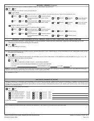 Diabetic Sensory-Motor Peripheral Neuropathy Disability Benefits Questionnaire, Page 5