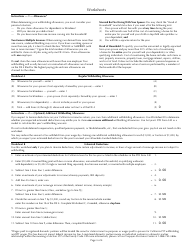 Form DE4 Employee&#039;s Withholding Allowance Certificate - California, Page 3