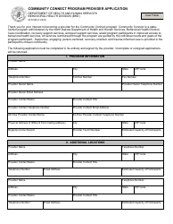 Document preview: Form SFN986 Community Connect Program Provider Application - North Dakota