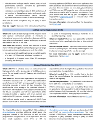 Form IRP1A Virginia International Registration Plan (Irp) New Account Application - Virginia, Page 10