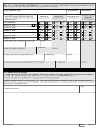 Form CG-1300 Report of Suitability for Overseas Assignment, Page 5
