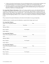 Form CC55 Governing Body Information - Alaska, Page 2