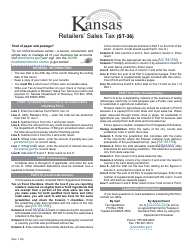 Document preview: Form ST-36 Part IV Kansas Retailers' Sales Tax Return - Utility Companies Supplement - Kansas