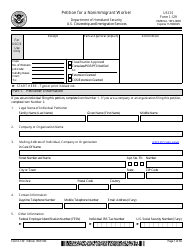 Document preview: USCIS Form I-129 Petition for a Nonimmigrant Worker