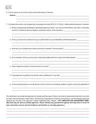 Form AOC-496.3 Application to Vacate and Expunge Felony Conviction - Kentucky, Page 2