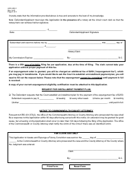 Form AOC-496.3 Application to Vacate and Expunge Felony Conviction - Kentucky, Page 3