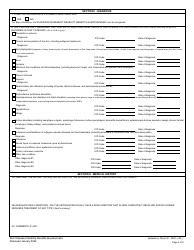 Skin Diseases Disability Benefits Questionnaire, Page 2