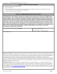 VA Form 21-0972 Alternate Signer Certification, Page 3