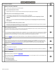 Form IMM0134 Document Checklist - Permanent Residence Pathways for Hong Kong Residents (Stream a and Stream B) - Canada, Page 4