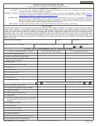 DA Form 5123-1 In-processing Personnel Record
