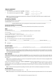 Form 1AA Residential Tenancy Agreement - Western Australia, Australia, Page 2