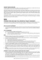 Form 1AA Residential Tenancy Agreement - Western Australia, Australia, Page 4