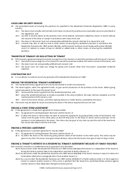 Form 1AA Residential Tenancy Agreement - Western Australia, Australia, Page 8