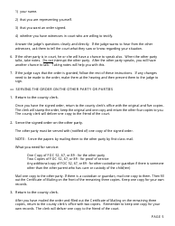 Instructions for Form FOC53 Notice of Hearing to Enter Order - Michigan, Page 5