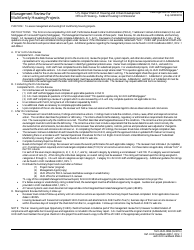 Form HUD-9834 Management Review for Multifamily Housing Projects