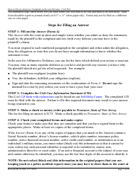 Form 10554 (A) Civil Action Answer - New Jersey, Page 7