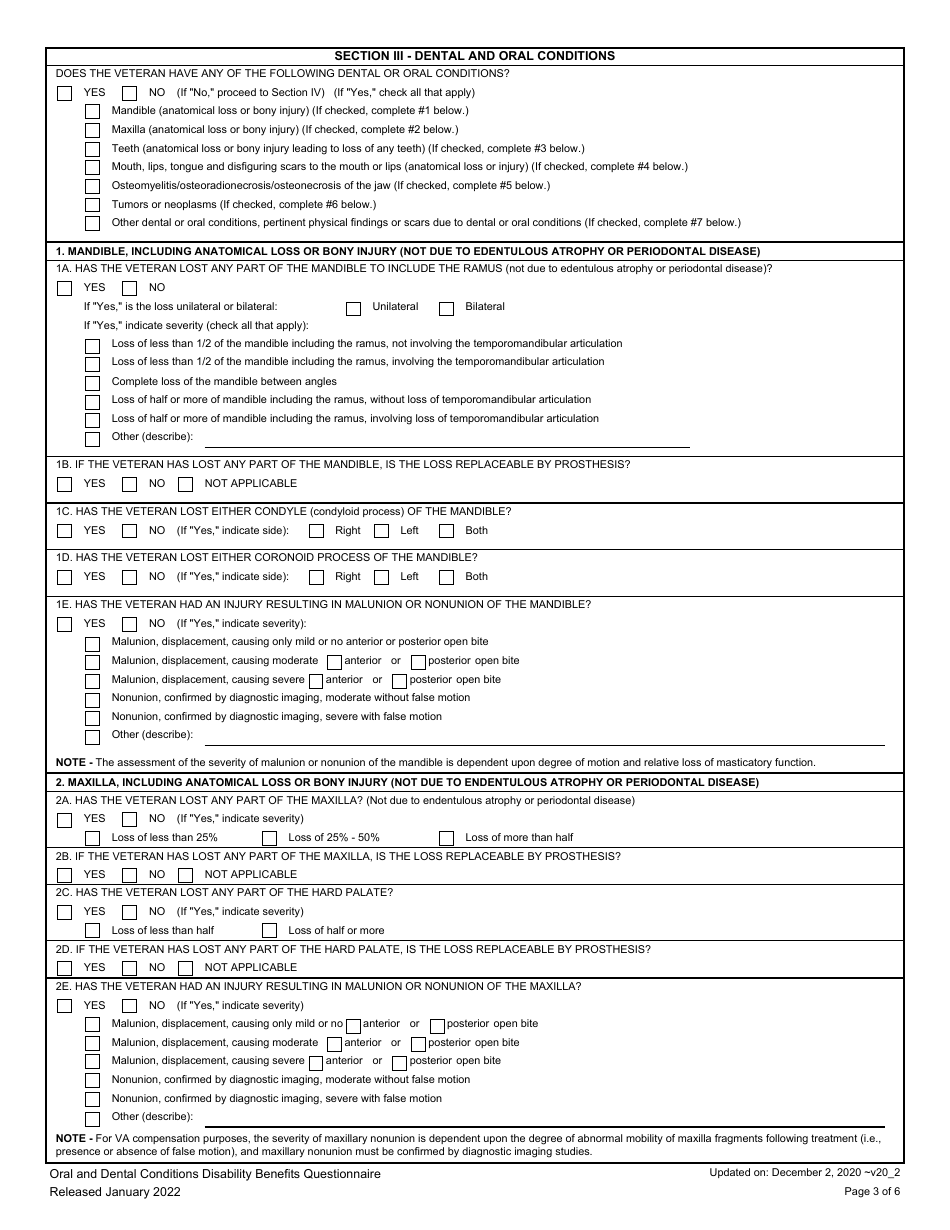 Oral and Dental Conditions Including Mouth, Lips and Tongue (Other Than ...