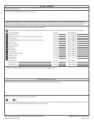 Back (Thoracolumbar Spine) Conditions Disability Benefits Questionnaire, Page 2