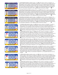 Form MV-150 Application for U.S. Military Service Registration Plate - Pennsylvania, Page 3