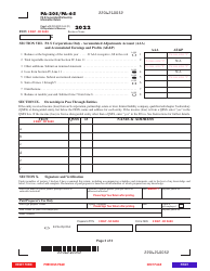 Form PA-20S (PA-65) Pa S Corporation/Partnership Information Return - Pennsylvania, Page 3