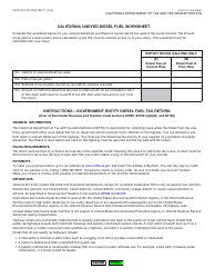 Form CDTFA-501-DG Government Entity Diesel Fuel Tax Return - California, Page 2