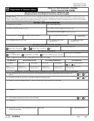 VA Form 10-2850D Health Professions Trainee Data Collection Form