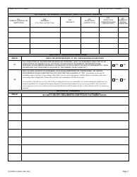 VA Form 10-2850D Health Professions Trainee Data Collection Form, Page 3