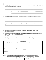 Form AOC-070 Civil Appeal Prehearing Statement - Kentucky, Page 2