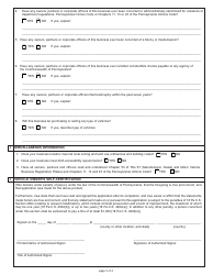 Form MV-359 Application for Miscellaneous Motor Vehicle Business Registration Plates - Pennsylvania, Page 3