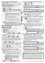 Form F3520 Vehicle Registration Transfer Application - Queensland, Australia, Page 4
