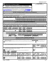 Document preview: VA Form 21-674 Request for Approval of School Attendance