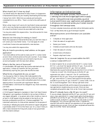 Form DOS0035-F-A Appearance Enhancement Business or Area Renter Application - New York, Page 2