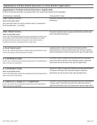Form DOS0035-F-A Appearance Enhancement Business or Area Renter Application - New York, Page 4