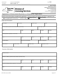 Form DOS0035-F-A Appearance Enhancement Business or Area Renter Application - New York, Page 5