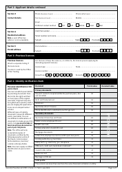 Form 1-1 Application for a Security Provider Licence Individual - Class 1 - Queensland, Australia, Page 3