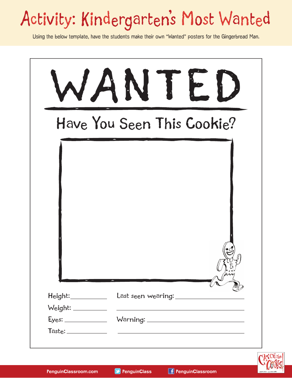 Gingerbread Kids Activity Sheet - Catch the Cookie, Page 4