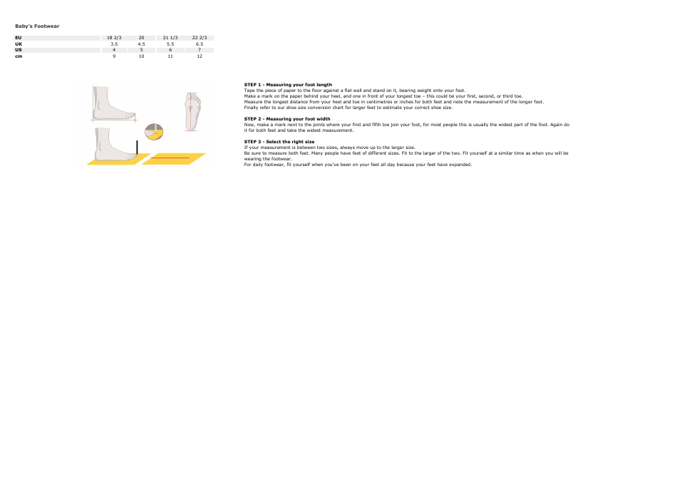 Sportswear Size Chart - Columbia, Page 10