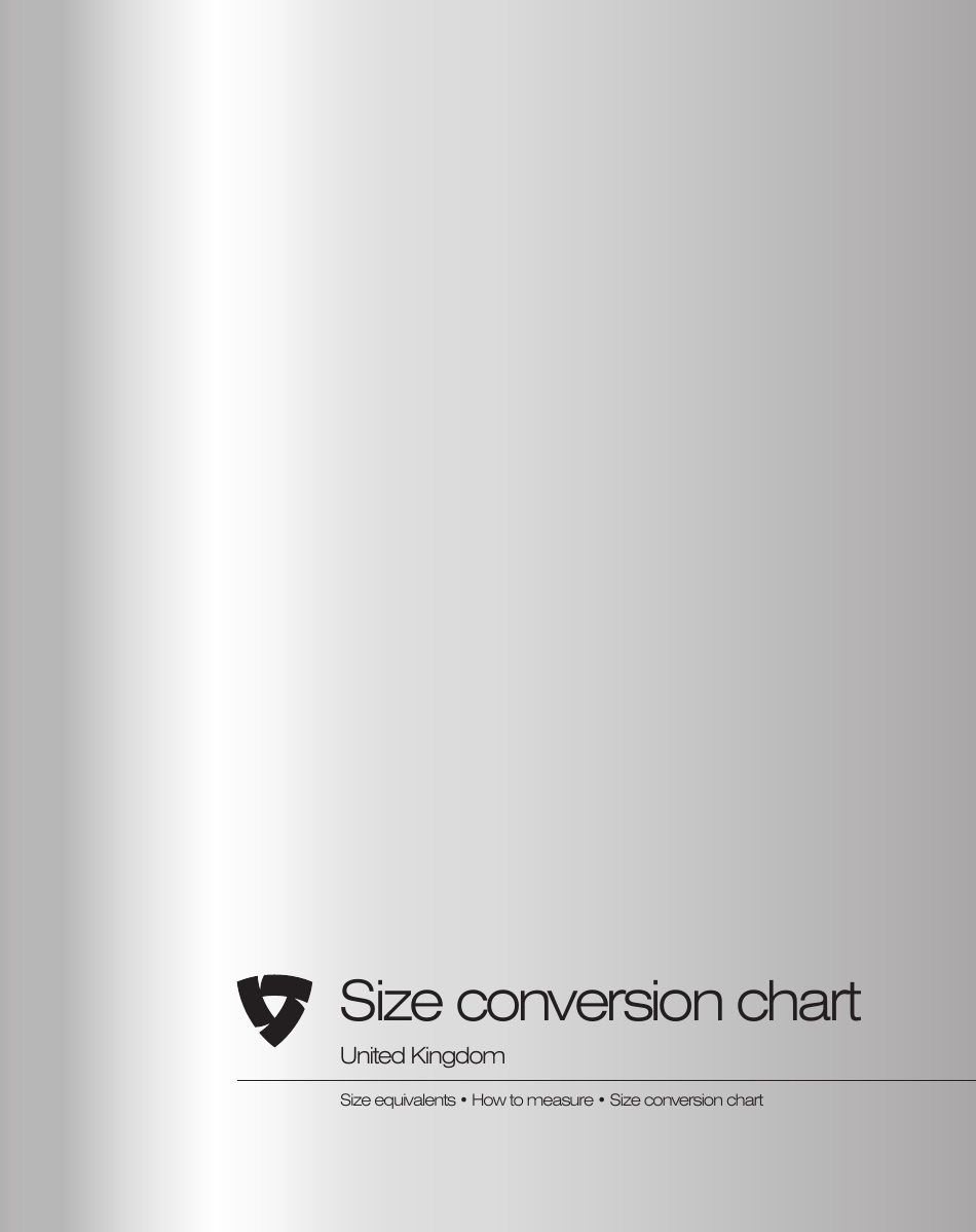Size Conversion Chart - Fall / Winter - Revit!, Page 1