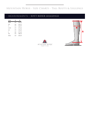 Horse Riding Boots Sizing Charts, Page 5