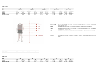 Size Chart - Smartwool, Page 4