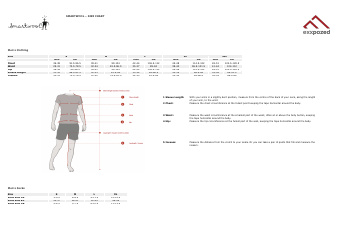 Document preview: Size Chart - Smartwool